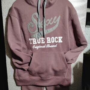 Sexy True Rock Hoodie and Sweatpants Set